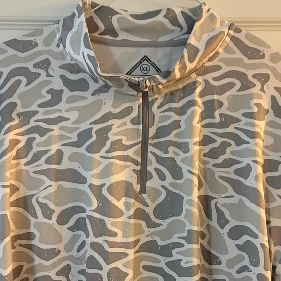 BURLEBO Camo quarters zip - Picture 3 of 4